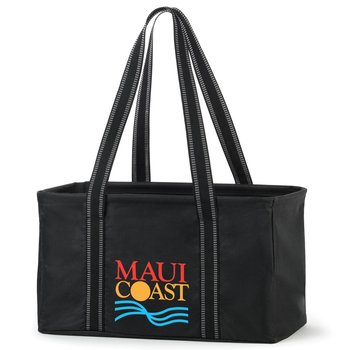 Black Utility Tote - Personalization Available from Positive Promotions