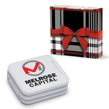 3-in-1 Fast-Charging MagSafe Foldable Wireless Charging Station in Holiday Gift Box - Personalization Available from Positive Promotions