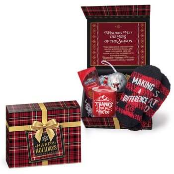 Thanks for All You Do Holiday Box Gift Set - Card Personalization Available from Positive Promotions