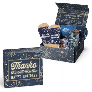 Let It Snow Holiday Box Gift Set - Card Personalization Available from Positive Promotions