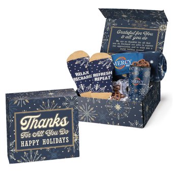 Let It Snow Holiday Box Gift Set - Personalization Available from Positive Promotions