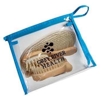 4-Piece Spa Kit - One-Color Personalization Available from Positive Promotions