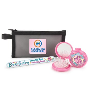 Breastfeeding Mesh Cosmetic Pouch Gift Set from Positive Promotions