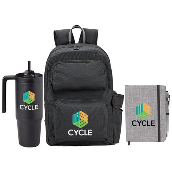 Black Premium 3-Piece Gift Set - Personalization Available from Positive Promotions