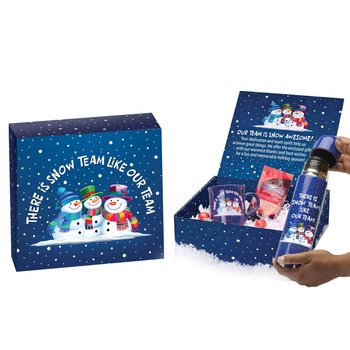 There Is Snow Team Like Our Team Holiday Gift Box Set - Card Personalization Available from Positive Promotions