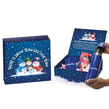 There Is Snow Team Like Our Team Holiday Gift Box Set - Full Personalization Available from Positive Promotions