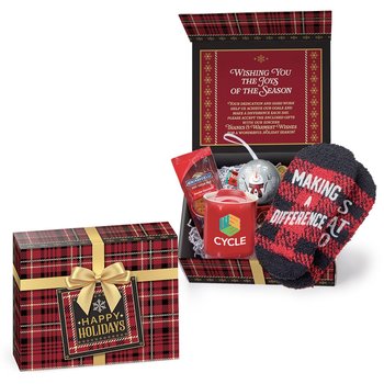 Thanks for All You Do Holiday Box Gift Set - Full Personalization Available from Positive Promotions