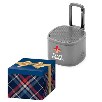 SoundJam 2-in-1 Magnetic Bluetooth® Speaker & MagSafe Phone Stand In Holiday Gift Box - Personalization Available from Positive Promotions