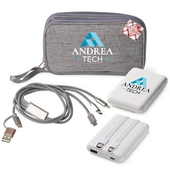 We Appreciate You Tech-To-Go Trio With Holiday Gift Tag - Personalization Available from Positive Promotions