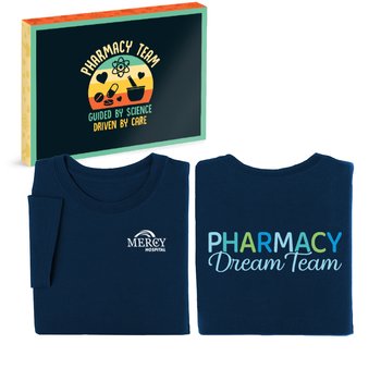 Pharmacy Dream Team Unisex 2-Sided Short-Sleeved T-Shirt - Silkscreened Personalization Available from Positive Promotions