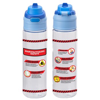 Manufacturing Safety Tritan Dual-Sip Water Bottle 28 oz. With Carry Handle from Positive Promotions