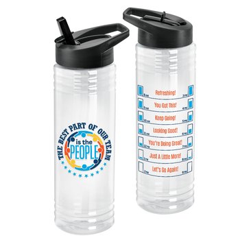 The Best Part of Our Team Is the People Solara Water Bottle 24-Oz. from Positive Promotions