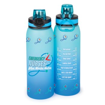 Emergency Nurses: When Minutes Matter Jasper Ombre Tritan Water Bottle 32 oz. from Positive Promotions
