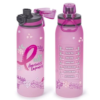 Hope Inspires, Awareness Empowers Jasper Ombre Tritan Water Bottle 32 oz. from Positive Promotions