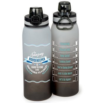 An Amazing Housekeeper Is Hard to Find Jasper Ombre Tritan Water Bottle 32 oz. from Positive Promotions