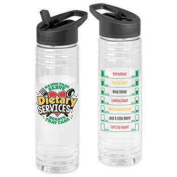 Dietary Services: Hands That Serve, Hearts That Care Solara Water Bottle 24 oz. from Positive Promotions