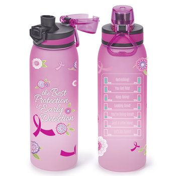 The Best Protection Is Early Detection Jasper Ombre Tritan Water Bottle 32 oz. from Positive Promotions