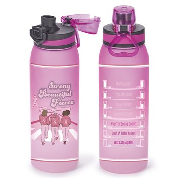Strong, Beautiful, Fierce Ladies Jasper Ombre Tritan Water Bottle 32 oz. from Positive Promotions