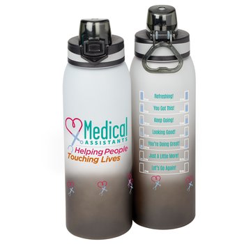 Medical Assistants: Helping People, Touching Lives Jasper Ombre Tritan Water Bottle 32 oz. from Positive Promotions