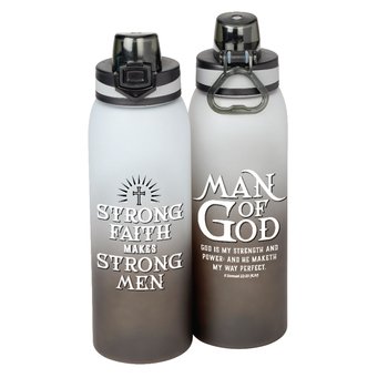 Man Of God Jasper Ombre Tritan® Water Bottle 32-Oz. from Positive Promotions