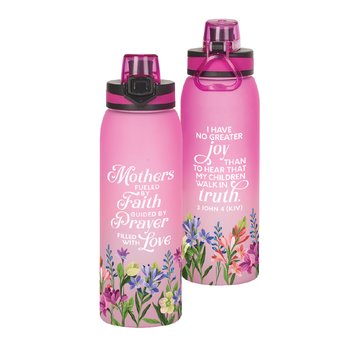 Mothers Pink Jasper Ombre Water Bottle from Positive Promotions