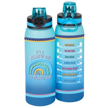 It's a Beautiful Day to Protect Kids Jasper Ombre Tritan Water Bottle 32 oz. from Positive Promotions