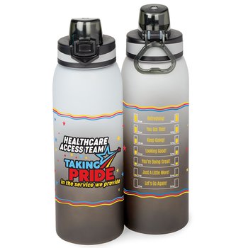Healthcare Access Team: Taking Pride in the Service We Provide Jasper Ombre Tritan Water Bottle 32 oz. from Positive Promotions