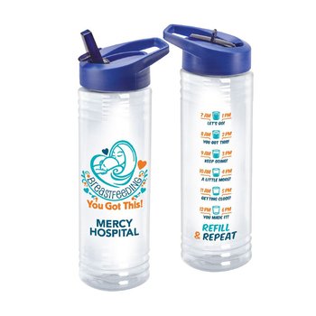 Breastfeeding: You Got This! Solara Water Bottle 24-Oz. - Personalization Available from Positive Promotions