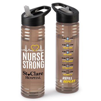 Nurse Strong Solara Water Bottle 24-Oz. - Personalization Available from Positive Promotions