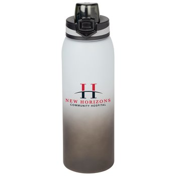 Jasper Smoke Ombre Tritan Water Bottle 32-Oz. - Personalization Available from Positive Promotions