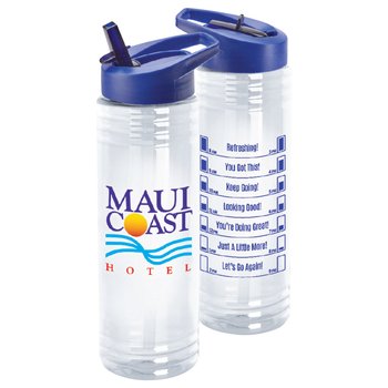 Blue Hydration Solara Water Bottle 24 oz. - Personalization Available from Positive Promotions
