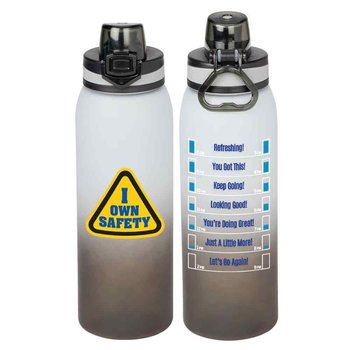 Workplace Safety Smoke Jasper Ombre Tritan Water Bottle 32 oz. - Personalization Available from Positive Promotions