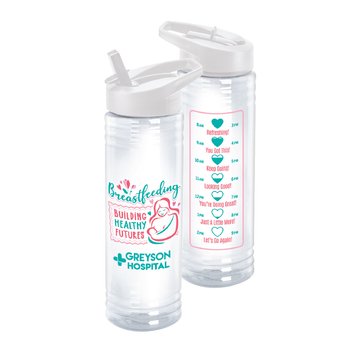 Breastfeeding: Building Healthy Futures Solara Water Bottle 24 oz. - One-Color Personalization Available from Positive Promotions
