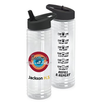 Class of 2026 Designs Solara Water Bottle 24 oz. - Personalization Available from Positive Promotions