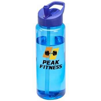 Blue 32-oz. Water Bottle - Personalization Available from Positive Promotions