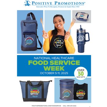 National Healthcare Food Service Week Catalog from Positive Promotions