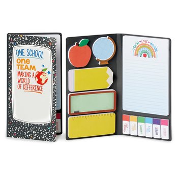 One School, One Team Making a World of Difference Sticky Note Gift Set