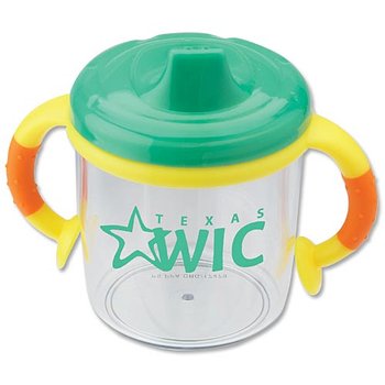 Baby Cup With Non-Spill Lid - Personalization Available from Positive Promotions