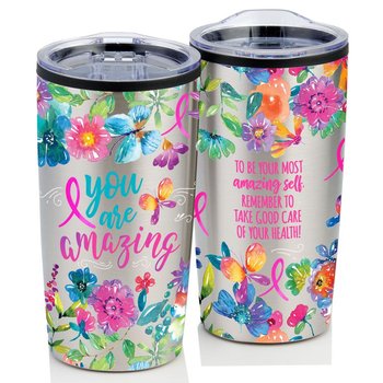 You Are Amazing ColorBlast 360° Teton Stainless Steel Tumbler 20-Oz.