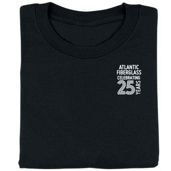 25th Anniversary Gildan&reg; Heavy Cotton Short Sleeve T-Shirt - Personalization Available from Positive Promotions