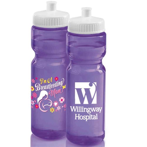 I'm A Breastfeeding Mom FullColor Translucent Water Bottle 28Oz. Plus