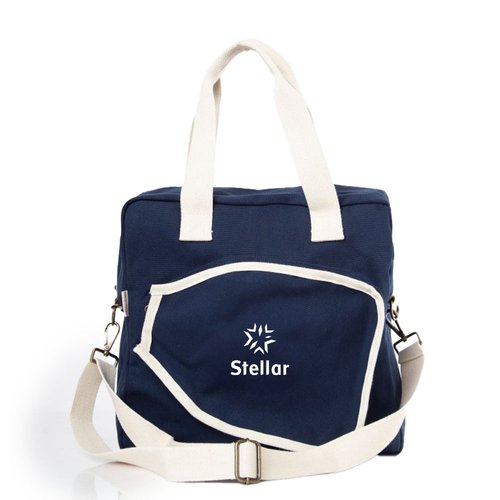 Canvas Pickleball Bag with Racket Pocket 18 oz. Personalization