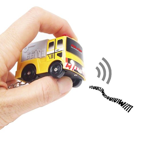 Fire Truck LED Light Keychain - Personalization Available | Positive ...