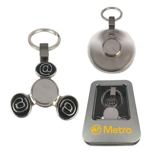 Keychain @ Spinner - Personalization Available | Positive Promotions