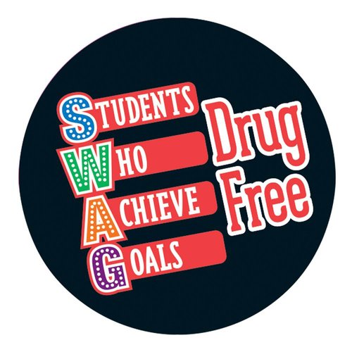 S.W.A.G. (Students Who Achieve Goals) Drug Free Theme Day Stickers ...