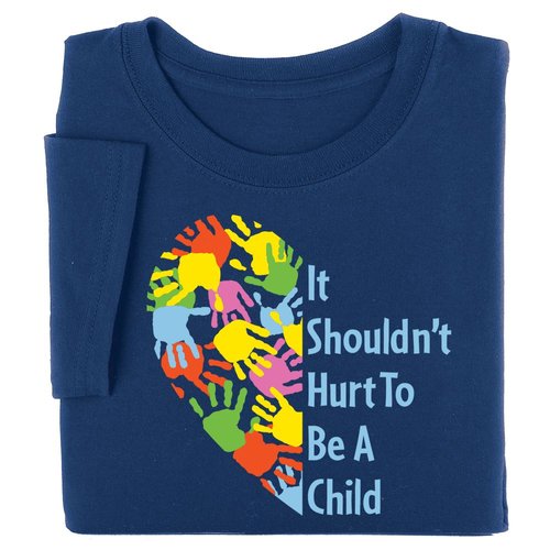 It Shouldn t Hurt To Be A Child Short Sleeve Awareness T Shirt