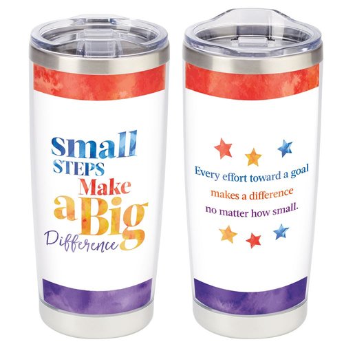 Small Steps Make A Big Difference Full-Color Insulated Tumbler 20-Oz ...
