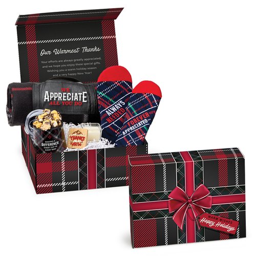 Warm Winter Wishes Holiday Box Gift Set - Card Personalization ...