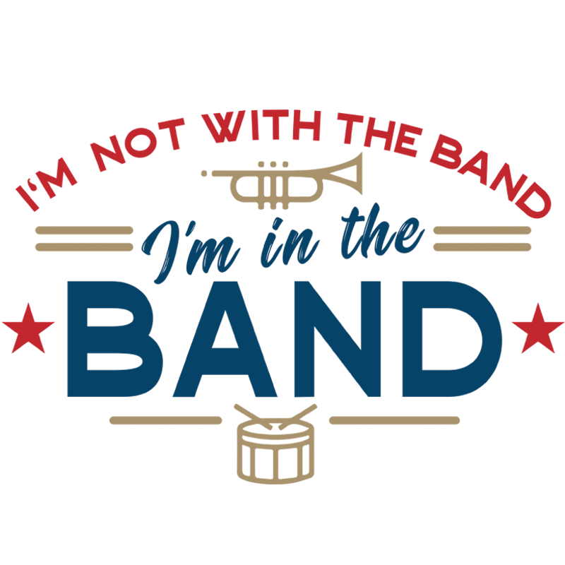 1858B IM NOT WITH THE BAND IM