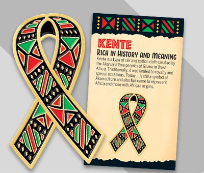 Black History Month Lapel Pins and Buttons